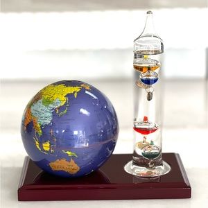 GALILEO Thermometer And Globe